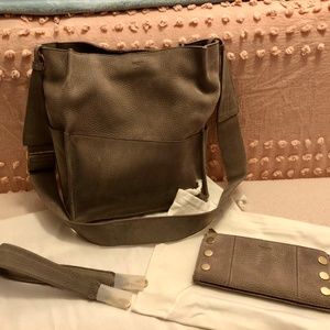 Hammit Suede bag and wallet